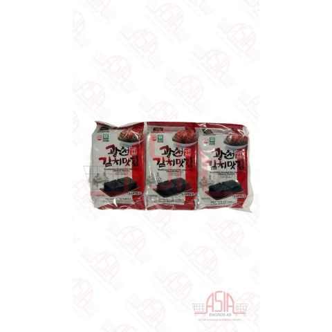 SAMWON Seasoned Roasted Sea Laver KIMCHI (3pack x 4g) x 24